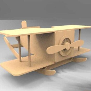 Intra απο ξύλο plywood 3mm-4mm πάχος - Ξύλινο κουνιστό αεροπλάνο για παιδιά Δίασταση 30x30 cm Intraeaxys-eo4q2pg7 - Image 4