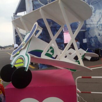 Intra απο ξύλο plywood 3mm-4mm πάχος - Ξύλινο μοντέλο διπλάνου Δίασταση 30x30 cm Intraeaxys-pok3yz97 - Image 1