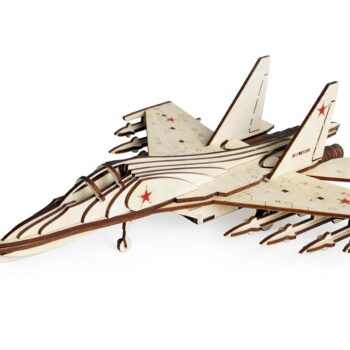Intra απο ξύλο plywood 3mm-4mm πάχος - Ξύλινο Παιχνίδι Fighter SU-30 Model Δίασταση 30x30 cm Intraeaxys-6o3ylg37 - Image 1
