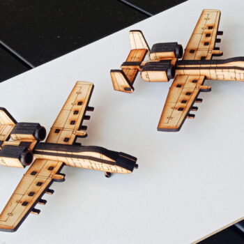 Intra απο ξύλο plywood 3mm-4mm πάχος - Πρότυπο αεροσκάφους A-10 Thunderbolt Warthog 3D Δίασταση 30x30 cm Intraeaxys-p7ymy8z7 - Image 4