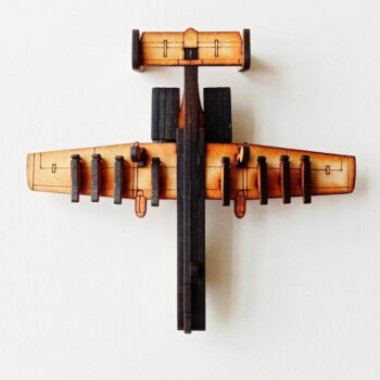 Intra απο ξύλο plywood 3mm-4mm πάχος - Πρότυπο αεροσκάφους A-10 Thunderbolt Warthog 3D Δίασταση 30x30 cm Intraeaxys-p7ymy8z7 - Image 5