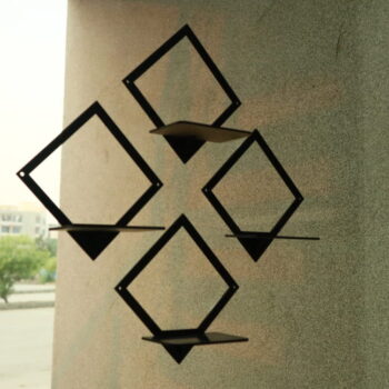 Intra απο ξύλο plywood 3mm-4mm πάχος - Μίνι Σταντ τοίχου Ξύλινο ράφι τοίχου Ράφι φυτών Δίασταση 30x30 cm Intraeaxys-67wl6681 - Image 5