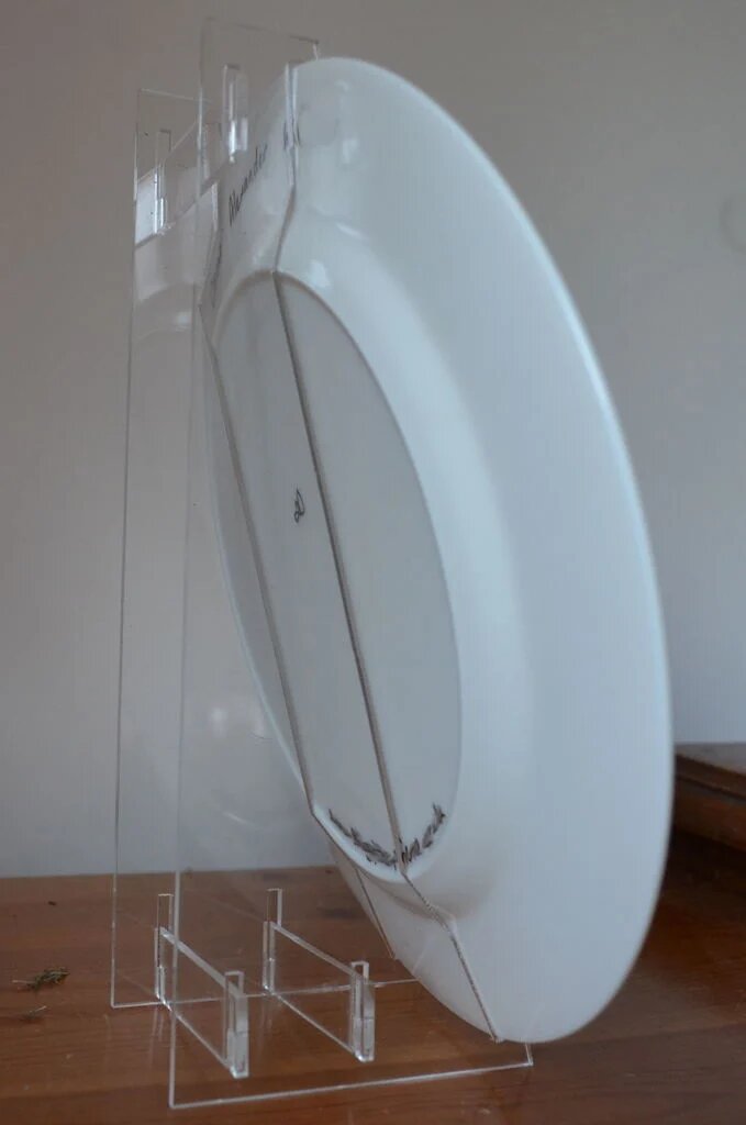 Intra απο ξύλο plywood 3mm-4mm πάχος - Διακοσμητικό πιάτο σταντ Δίασταση 30x30 cm Intraeaxys-51rrwem1