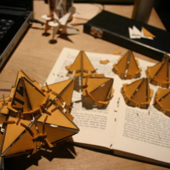 Intra απο ξύλο plywood 3mm-4mm πάχος - Αστεροειδής Δωδεκάεδρος Ξύλινος Δίασταση 30x30 cm Intraeaxys-lopqee37 - Image 4