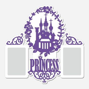 Intra απο ξύλο plywood 3mm-4mm πάχος - Κορνίζα πριγκίπισσας Δίασταση 30x30 cm Intraeaxys-r1z2z2n1 - Image 3