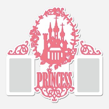 Intra απο ξύλο plywood 3mm-4mm πάχος - Κορνίζα πριγκίπισσας Δίασταση 30x30 cm Intraeaxys-r1z2z2n1 - Image 4