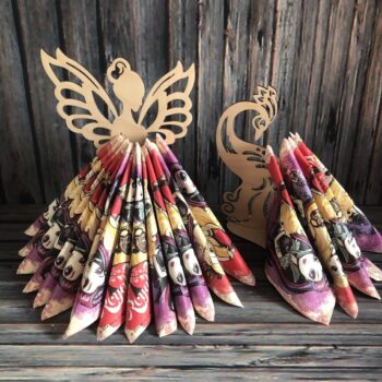 Intra απο ξύλο plywood 3mm-4mm πάχος - Διακόσμηση τραπεζαρίας θήκης για χαρτοπετσέτα Princess Δίασταση 30x30 cm Intraeaxys-ro6yxjm7 - Image 1