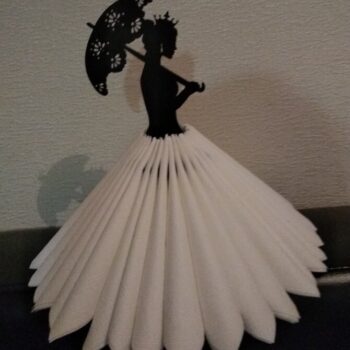 Intra απο ξύλο plywood 3mm-4mm πάχος - Ομπρέλα Lady Ξύλινη χάρτινη χαρτοπετσέτα Δίασταση 30x30 cm Intraeaxys-r7vmw3l7 - Image 3