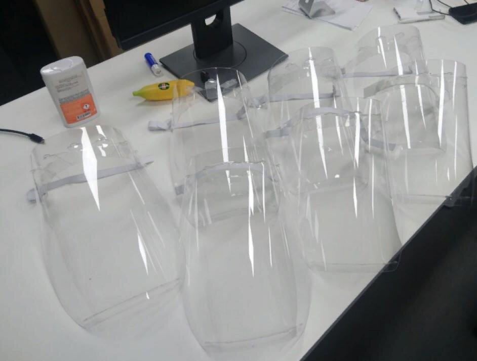 Intra απο ξύλο plywood 3mm-4mm πάχος - Πρότυπο προστατευτικής ασπίδας προσώπου με πλήρες κάλυμμα Δίασταση 30x30 cm Intraeaxys-m1d6n6e7