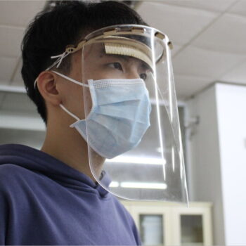 Intra απο ξύλο plywood 3mm-4mm πάχος - Ασπίδα προσώπου Δίασταση 30x30 cm Intraeaxys-91jdqdl1 - Image 1