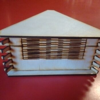 Intra απο ξύλο plywood 3mm-4mm πάχος - Ξύλινο Σαλόνι Τρίγωνο Μεντεσέ Δίασταση 30x30 cm Intraeaxys-51rrz6d1 - Image 1