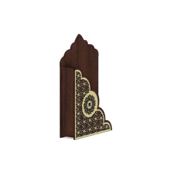 Intra απο ξύλο plywood 3mm-4mm πάχος - Βάση Κορανίου τοίχου Δίασταση 30x30 cm Intraeaxys-6o3ym4j7 - Image 3