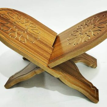 Intra απο ξύλο plywood 3mm-4mm πάχος - Βάση βιβλίου θήκης Quran Rihal Rehal Ξύλινος δρομολογητής CNC σκαλιστός Δίασταση 30x30 cm Intraeaxys-eo0q0031 - Image 3