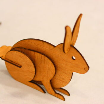 Intra απο ξύλο plywood 3mm-4mm πάχος - Ξύλινο Διακόσμηση Λαγουδάκι 3mm Δίασταση 30x30 cm Intraeaxys-lopqy6k7 - Image 8