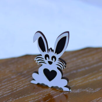 Intra απο ξύλο plywood 3mm-4mm πάχος - Πασχαλινή διακόσμηση λαγουδάκι Δίασταση 30x30 cm Intraeaxys-joednl81 - Image 9