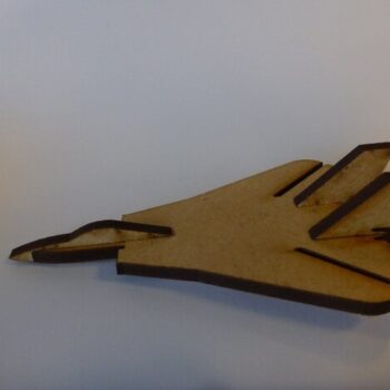 Intra απο ξύλο plywood 3mm-4mm πάχος - Lasercut Mini F14 Tomcat Fighter Aircraft Δίασταση 30x30 cm Intraeaxys-eo4qynw7 - Image 1
