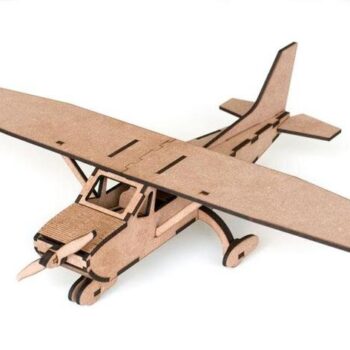 Intra απο ξύλο plywood 3mm-4mm πάχος - Αρχείο PDF Template Cessna Airplane Δίασταση 30x30 cm Intraeaxys-r1z2qzl1 - Image 1