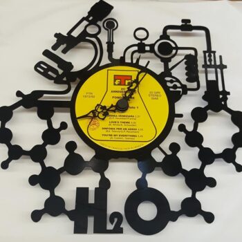 Intra απο ξύλο plywood 3mm-4mm πάχος - Πειράματα Χημείας Ρολόι Τοίχου Επιστήμη Εργαστήριο Τέχνης Τοίχου Βινυλίου Ρολόι τοίχου Δίασταση 30x30 cm Intraeaxys-e1gkqgdo - Image 5