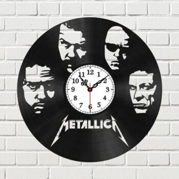 Intra απο ξύλο plywood 3mm-4mm πάχος - Ρολόι τοίχου Metallica Δίασταση 30x30 cm Intraeaxys-lopqpv57 - Image 1