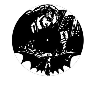 Intra απο ξύλο plywood 3mm-4mm πάχος - Ρολόι Μπάτμαν Δίασταση 30x30 cm Intraeaxys-yon0mqg7 - Image 1