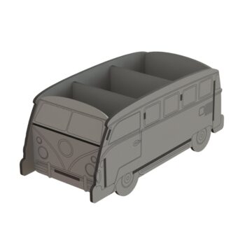 Intra απο ξύλο plywood 3mm-4mm πάχος - Car Shape Remote Control Holder Desk Organizer Κουτί αποθήκευσης Δίασταση 30x30 cm Intraeaxys-6o3ywrk7 - Image 1