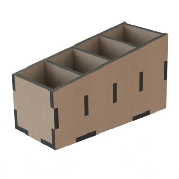 Intra απο ξύλο plywood 3mm-4mm πάχος - Remote Control Stand Remote Holder Remote Organizer Δίασταση 30x30 cm Intraeaxys-joedpqd1 - Image 1