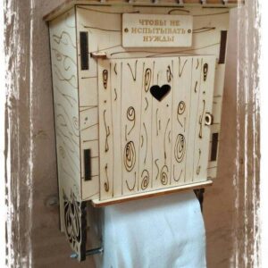 Intra απο ξύλο plywood 3mm-4mm πάχος - Θήκη για χαρτί υγείας Δίασταση 30x30 cm Intraeaxys-eoxl2zxo