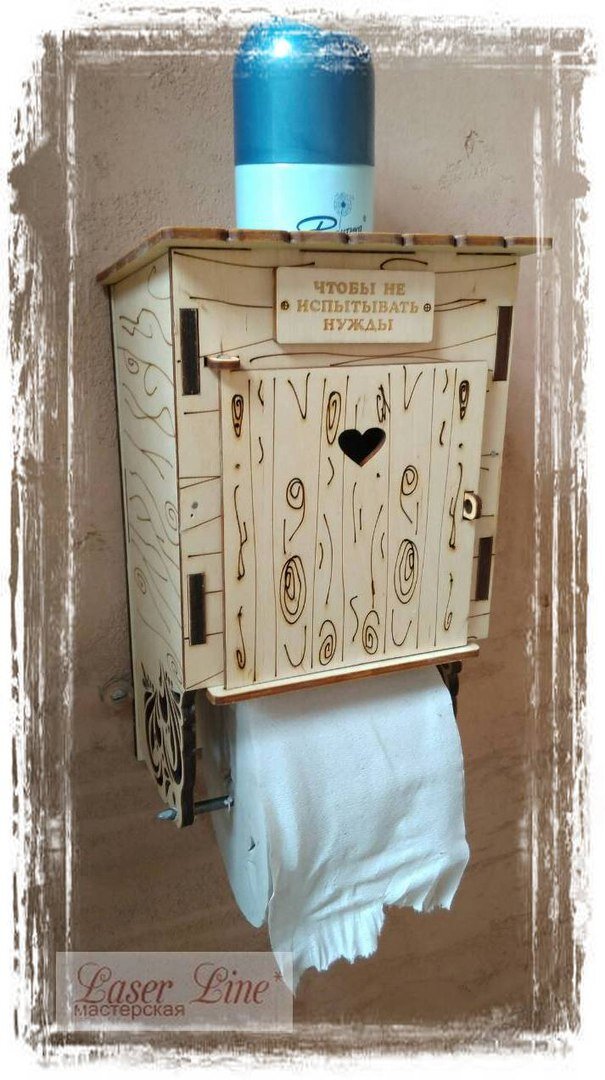 Intra απο ξύλο plywood 3mm-4mm πάχος - Θήκη για χαρτί υγείας Δίασταση 30x30 cm Intraeaxys-eoxl2zxo