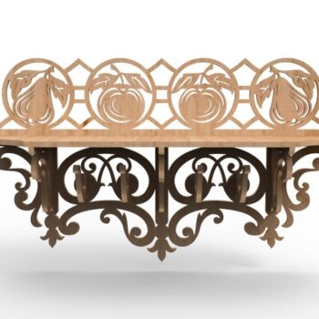 Intra απο ξύλο plywood 3mm-4mm πάχος - Ξύλινο ράφι τοίχου Δίασταση 30x30 cm Intraeaxys-ro6y9d27 - Image 3