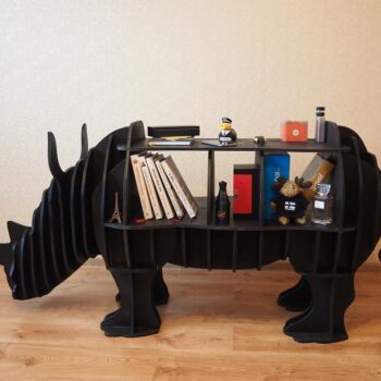 Intra απο ξύλο plywood 3mm-4mm πάχος - Ράφι αποθήκευσης Rhinoceros 8mm Δίασταση 30x30 cm Intraeaxys-eo2d0m18 - Image 1