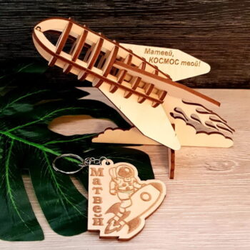 Intra απο ξύλο plywood 3mm-4mm πάχος - Ξύλινο σκάφος πυραύλων Δίασταση 30x30 cm Intraeaxys-joedyl81 - Image 1