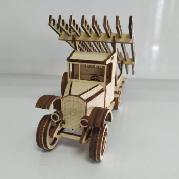 Intra απο ξύλο plywood 3mm-4mm πάχος - Εκτοξευτής πυραύλων Δίασταση 30x30 cm Intraeaxys-51rr9dm1 - Image 4