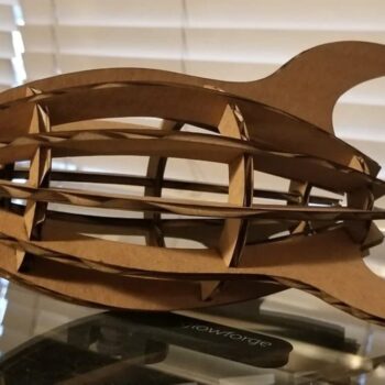 Intra απο ξύλο plywood 3mm-4mm πάχος - Ρετρό Rocketship Δίασταση 30x30 cm Intraeaxys-zo9y29w7 - Image 6