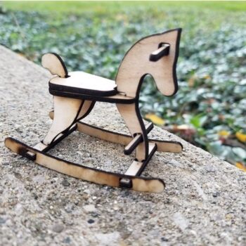 Intra απο ξύλο plywood 3mm-4mm πάχος - Πρότυπο κουνιστή αλόγων Δίασταση 30x30 cm Intraeaxys-r7vm6rl7 - Image 1