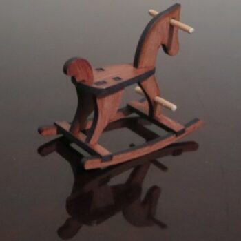 Intra απο ξύλο plywood 3mm-4mm πάχος - Κουνιστό Άλογο MDF 6mm Δίασταση 30x30 cm Intraeaxys-d1lv58po - Image 1