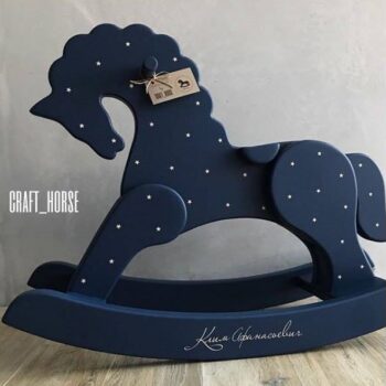 Intra απο ξύλο plywood 3mm-4mm πάχος - Κουνιστό άλογο Δίασταση 30x30 cm Intraeaxys-zo90gyok - Image 1