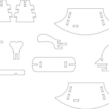 Intra απο ξύλο plywood 3mm-4mm πάχος - Παζλ Rocking Horse 2c Δίασταση 30x30 cm Intraeaxys-zo9wre1k - Image 1