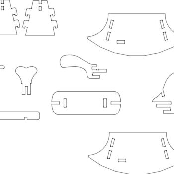 Intra απο ξύλο plywood 3mm-4mm πάχος - Παζλ Rocking Horse Δίασταση 30x30 cm Intraeaxys-r7v682od - Image 1