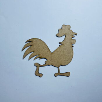 Intra απο ξύλο plywood 3mm-4mm πάχος - Ξύλινο κόκορα σε σχήμα Ξύλινου κόκορα Δίασταση 30x30 cm Intraeaxys-voq284jo - Image 1