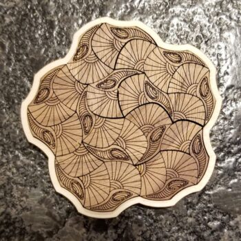 Intra απο ξύλο plywood 3mm-4mm πάχος - Παζλ Penrose Δίασταση 30x30 cm Intraeaxys-eoxl0jjo - Image 1