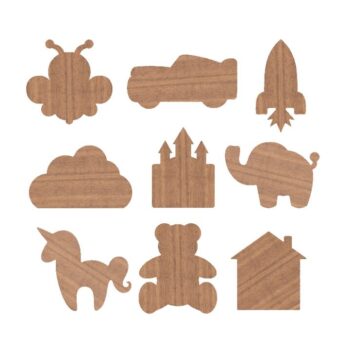 Intra απο ξύλο plywood 3mm-4mm πάχος - Ξύλινοι Μαγνήτες για Παιδιά Δίασταση 30x30 cm Intraeaxys-joedzk91 - Image 1