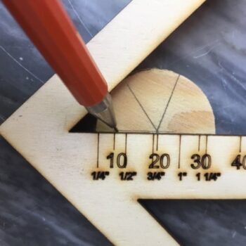 Intra απο ξύλο plywood 3mm-4mm πάχος - Center-Finder με Χάρακα 3mm Κόντρα πλακέ Δίασταση 30x30 cm Intraeaxys-p7yrmw2o - Image 2