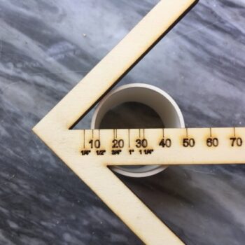 Intra απο ξύλο plywood 3mm-4mm πάχος - Center-Finder με Χάρακα 3mm Κόντρα πλακέ Δίασταση 30x30 cm Intraeaxys-p7yrmw2o - Image 3