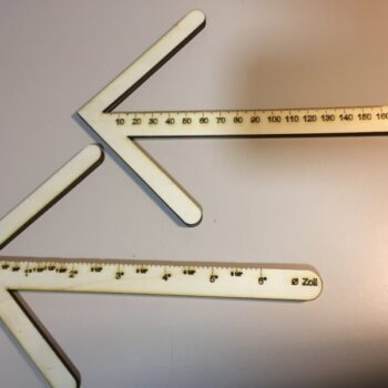 Intra απο ξύλο plywood 3mm-4mm πάχος - Center-Finder με Χάρακα 3mm Κόντρα πλακέ Δίασταση 30x30 cm Intraeaxys-p7yrmw2o - Image 4