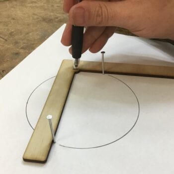 Intra απο ξύλο plywood 3mm-4mm πάχος - Εφαπτομενικός χάρακας Δίασταση 30x30 cm Intraeaxys-eo4yq5go - Image 5