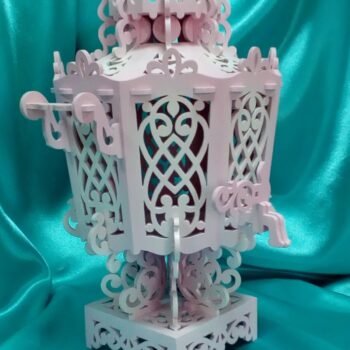 Intra απο ξύλο plywood 3mm-4mm πάχος - Διακοσμητικό Ρωσικό Ξύλινο Σαμοβάρι αρχείο PDF Δίασταση 30x30 cm Intraeaxys-voq2k0qo - Image 1