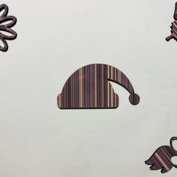 Intra απο ξύλο plywood 3mm-4mm πάχος - Ημιτελές Ξύλινο Σχήμα Καπέλου Άγιου Βασίλη Δίασταση 30x30 cm Intraeaxys-e1gkjw8o - Image 1