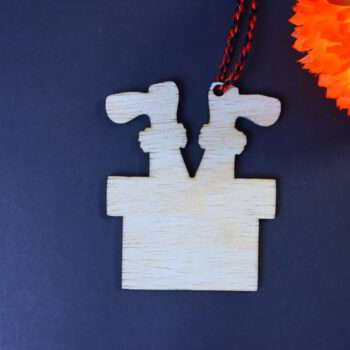 Intra απο ξύλο plywood 3mm-4mm πάχος - Ημιτελής ξύλινη αποκοπή του Santa In Chimney Δίασταση 30x30 cm Intraeaxys-eo0qy201 - Image 3