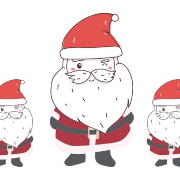 Intra απο ξύλο plywood 3mm-4mm πάχος - Χριστούγεννα χαριτωμένος Άγιος Βασίλης Δίασταση 30x30 cm Intraeaxys-p7ymq327 - Image 1