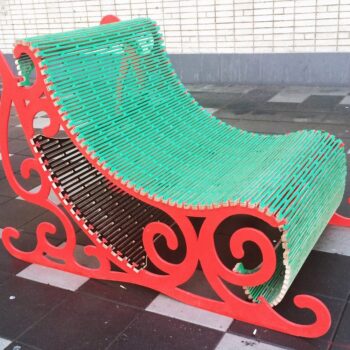 Intra απο ξύλο plywood 3mm-4mm πάχος - Ξύλινο έλκηθρο Άγιου Βασίλη 12mm Δίασταση 30x30 cm Intraeaxys-yon0w6k7 - Image 1